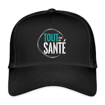 Casquette - Casquette trucker  - noir/noir - Devant