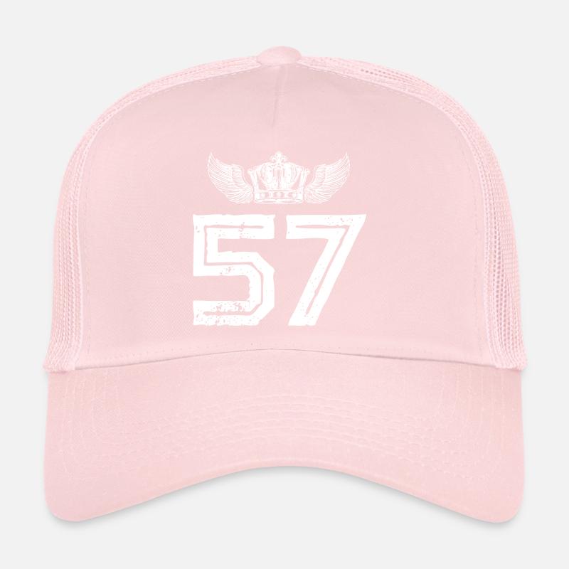 57 Couronne de numéro Casquette trucker 
