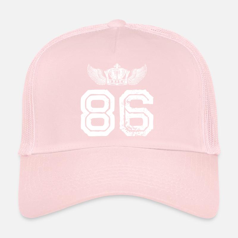 86 Couronne numérique Casquette trucker 