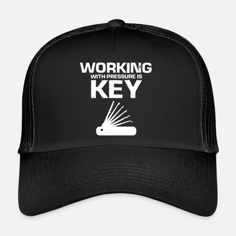 Cambrioleur Serrurier Technicien de Verrouillage Conception Casquette trucker 