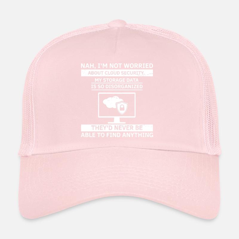 Cyber Security Design for IT Security and Hackers Trucker Cap