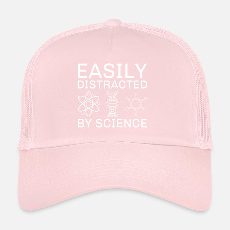 Facilement distrait par la science Casquette trucker 