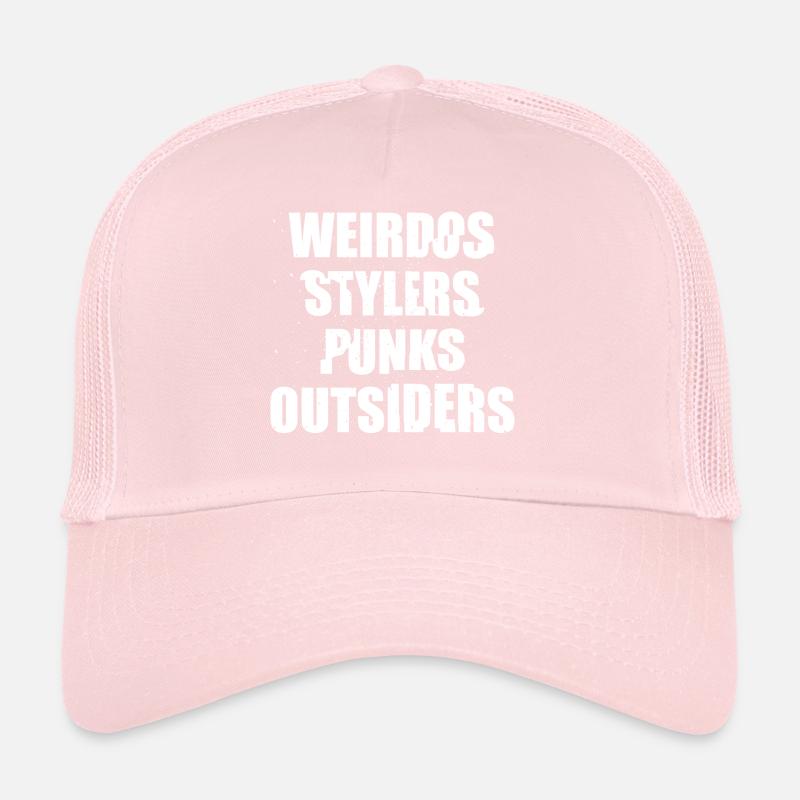 Weird Weirdo Weirdos Graphic Trucker Cap
