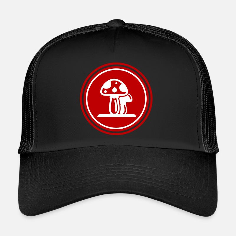Mushrooms Symbol Trucker Cap