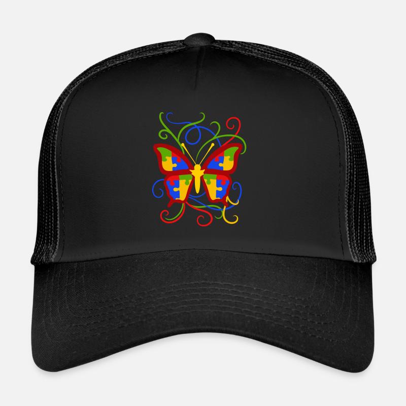 High heels for butterfly lovers and design Casquette trucker 