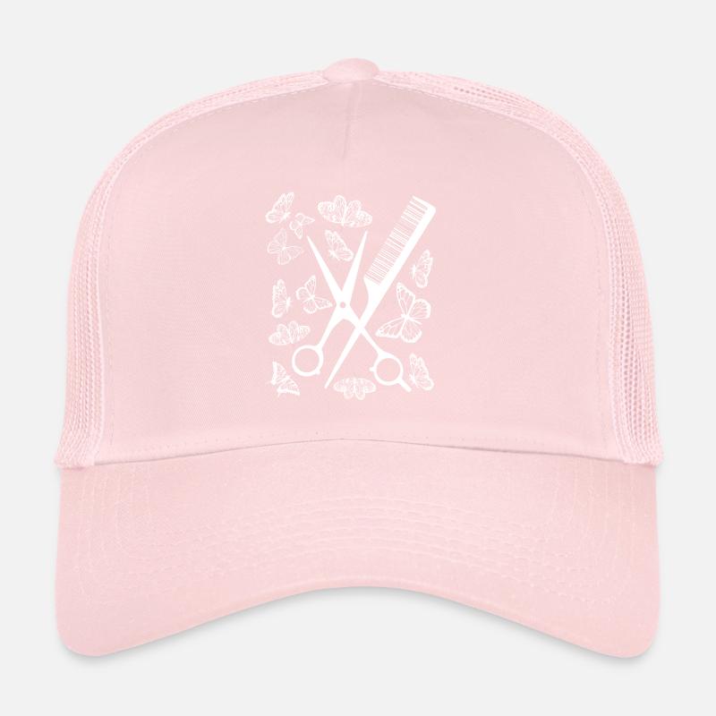 Grande idée cadeau pour coiffeur papillon Casquette trucker 