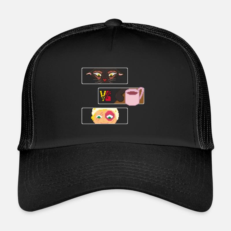 THE CURIOSITY - Trucker Cap - black/black