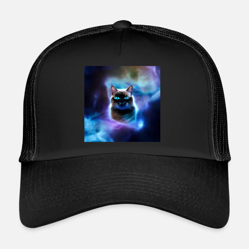 Cat in space Trucker Cap