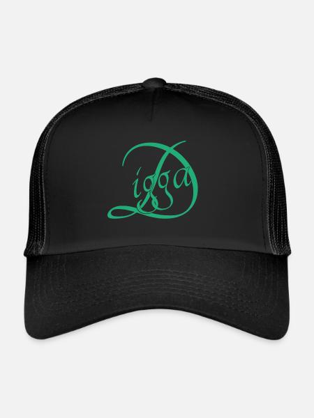 Digga - Trucker Cap - Schwarz/Schwarz