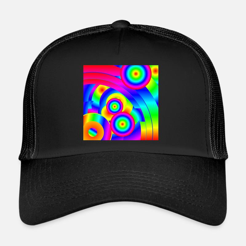 Abstract Comet Trucker Cap