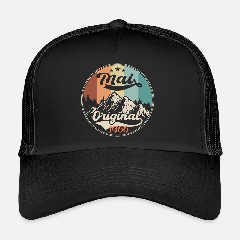 Mai 1966 Cadeau D'anniversaire Mai 1966 Original Casquette trucker 