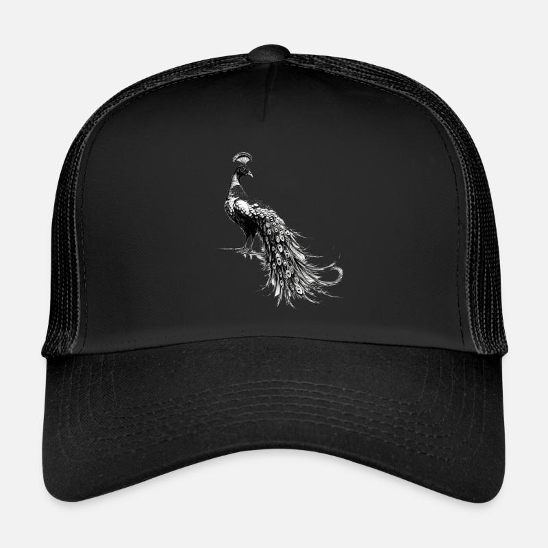 Idée cadeau Peacock Magnificent Pride Beauty Casquette trucker 