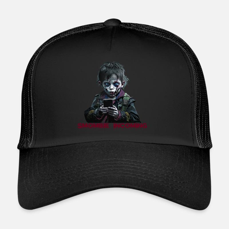 Smombie Entrant - Casquette trucker  - noir/noir
