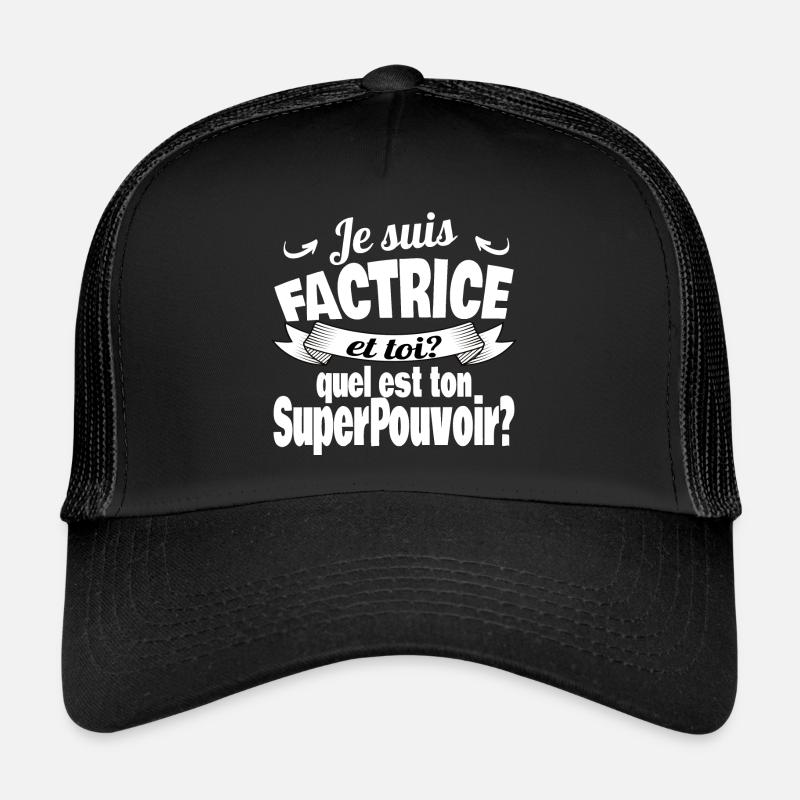 je suis factrice Casquette trucker 