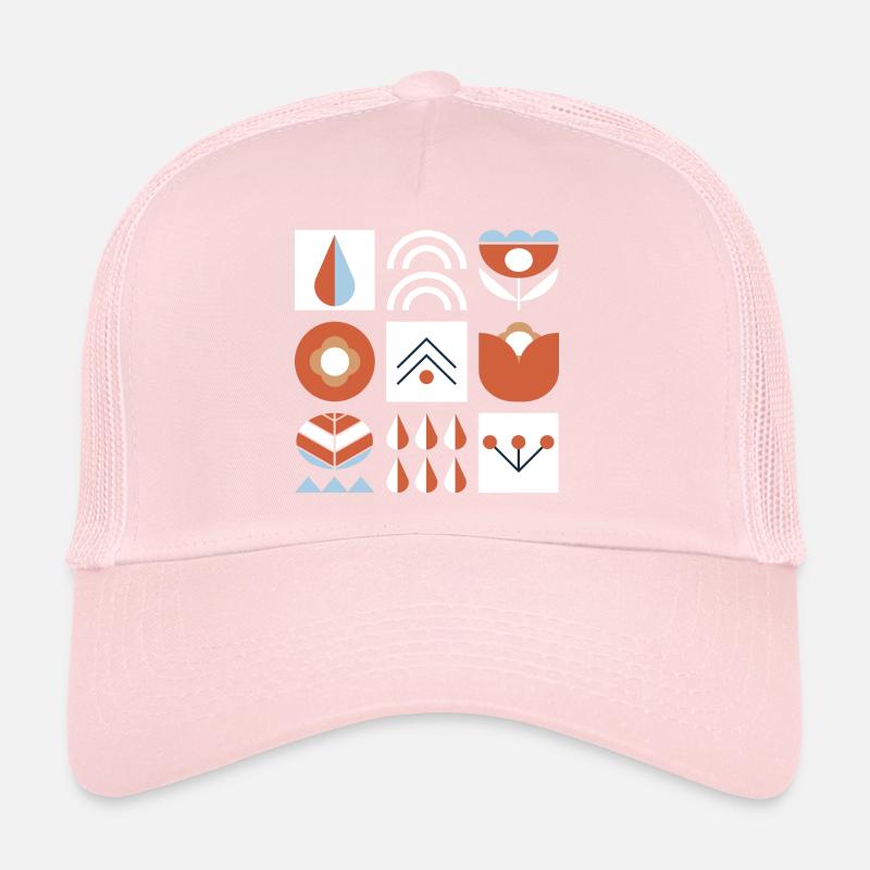 Geometric Nature Graphic Trucker Cap