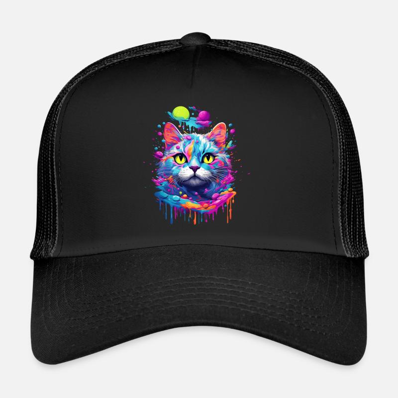 Pop-Art Katze Trucker Cap