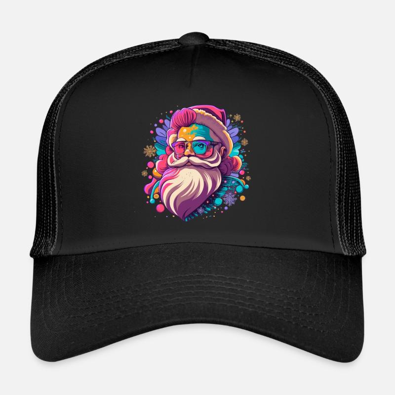 Weihnachtsmann - Trucker Cap - Schwarz/Schwarz