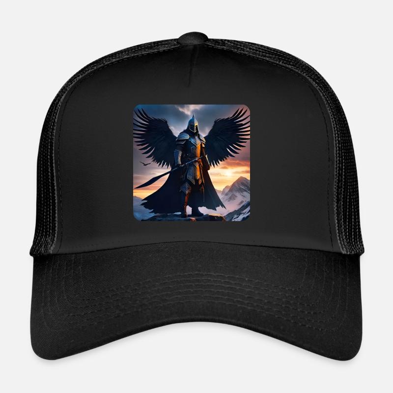 Fantasy Angel Knight Trucker Cap
