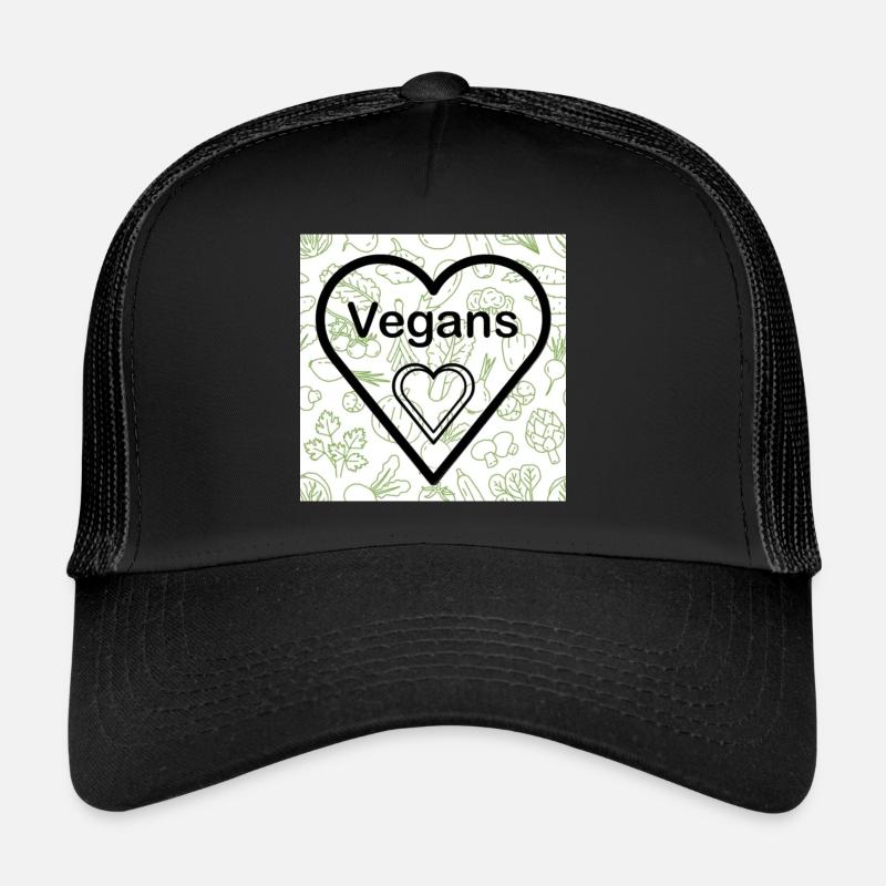 J’adore les végétaliens Casquette trucker 
