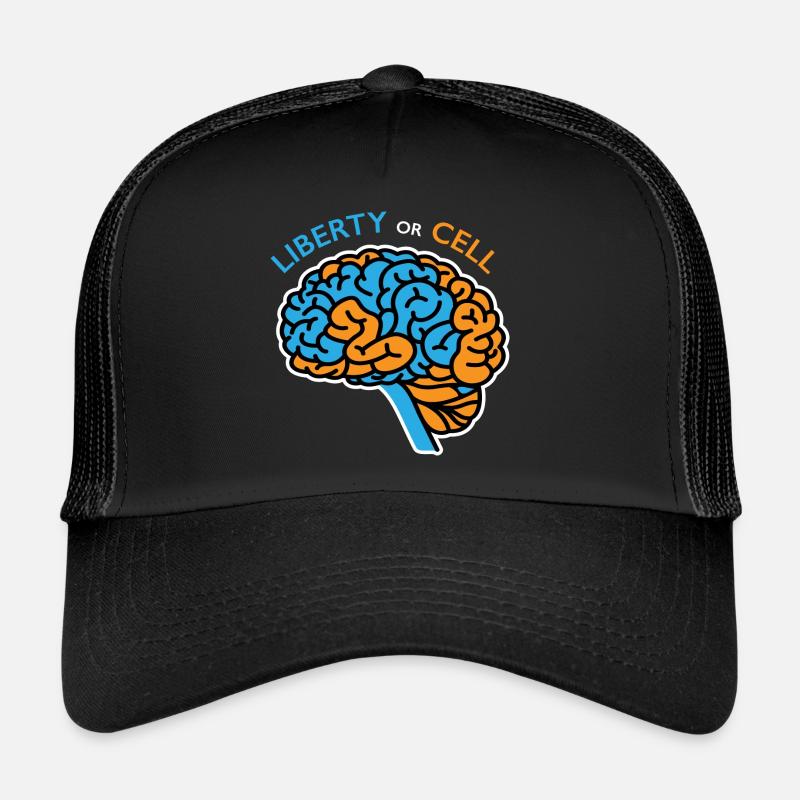 Explorez les profondeurs de la pensée ! - Casquette trucker  - noir/noir