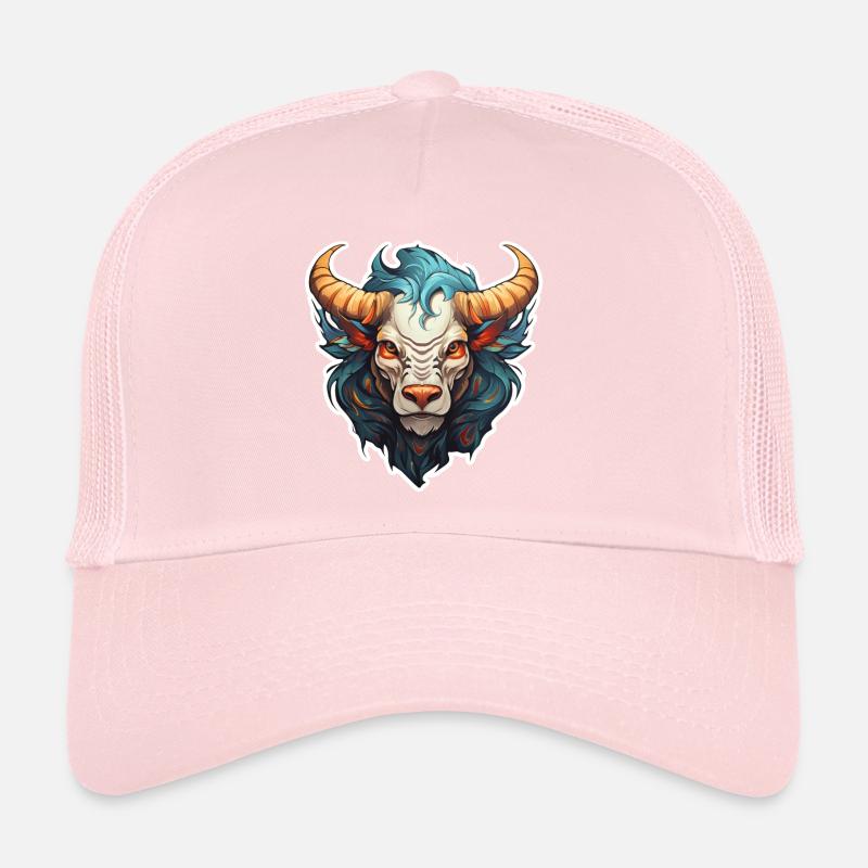 Anime Lion-Taureau Créatures mythiques Casquette trucker 