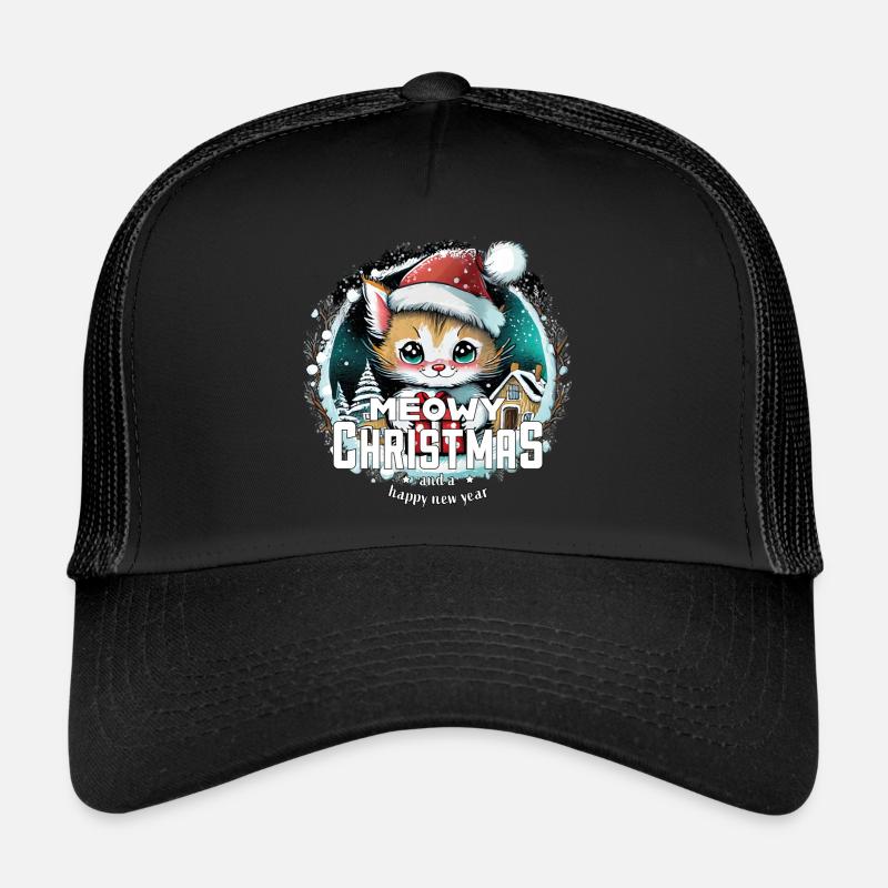 Chat de Noël - Miaouss, Noël Casquette trucker 