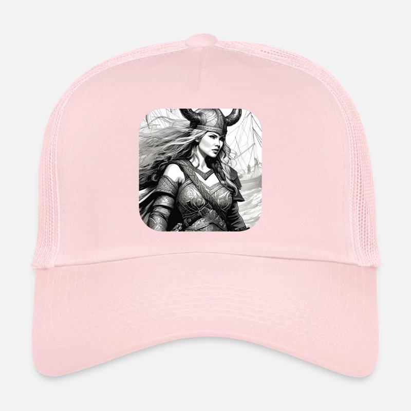 Fière Viking Germanin Shieldmaiden Casquette trucker 