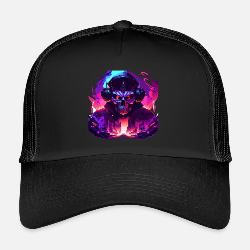 Digital Death Trucker Cap