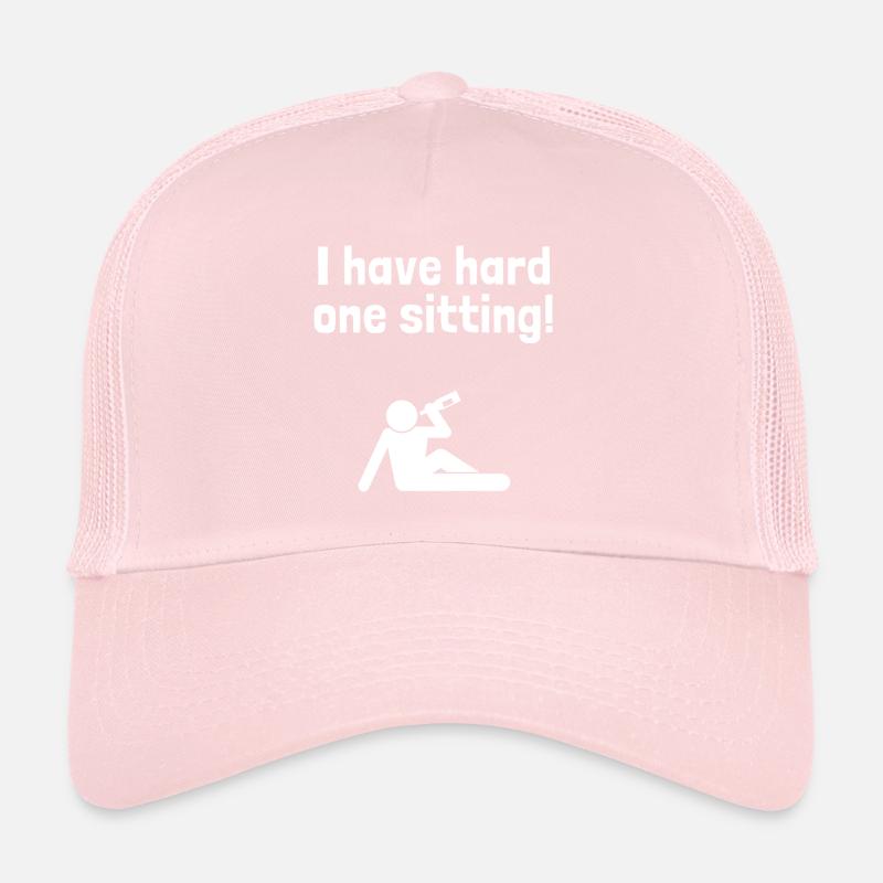 Denglisch Accessoires: Ich habe hart einen sitzen Trucker Cap
