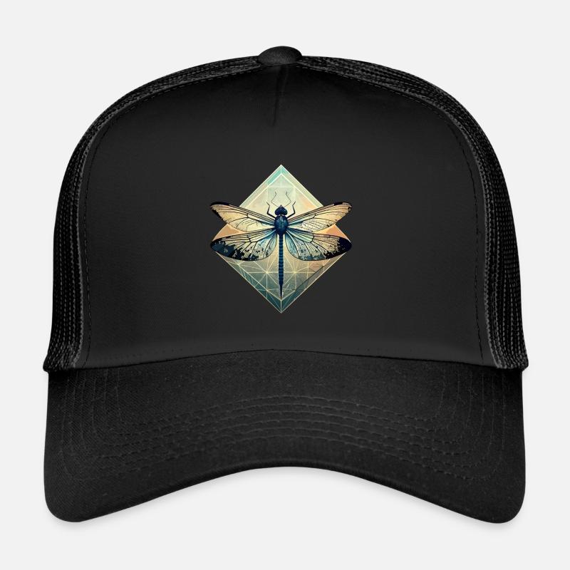 Dragonfly - Trucker Cap - black/black