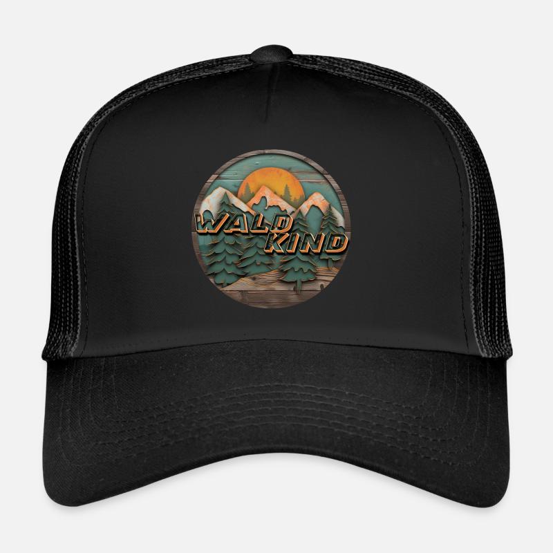 Waldkind - Ich bin ein Waldkind und Glücklich Trucker Cap