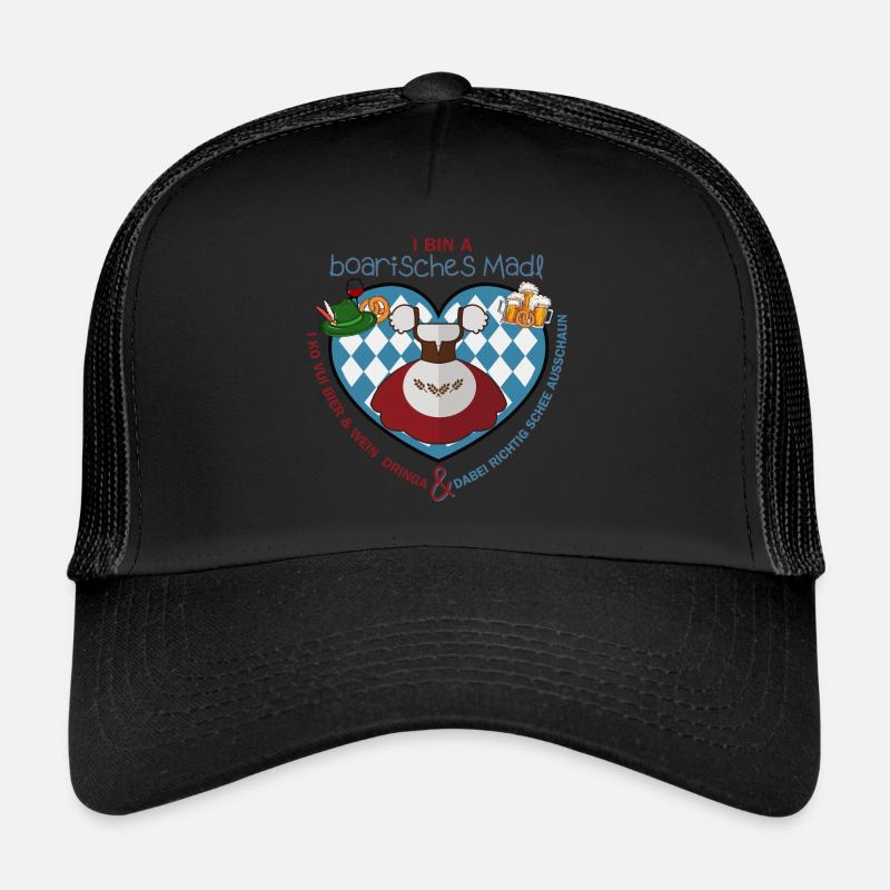 I bin a boarisches Madl Trucker Cap