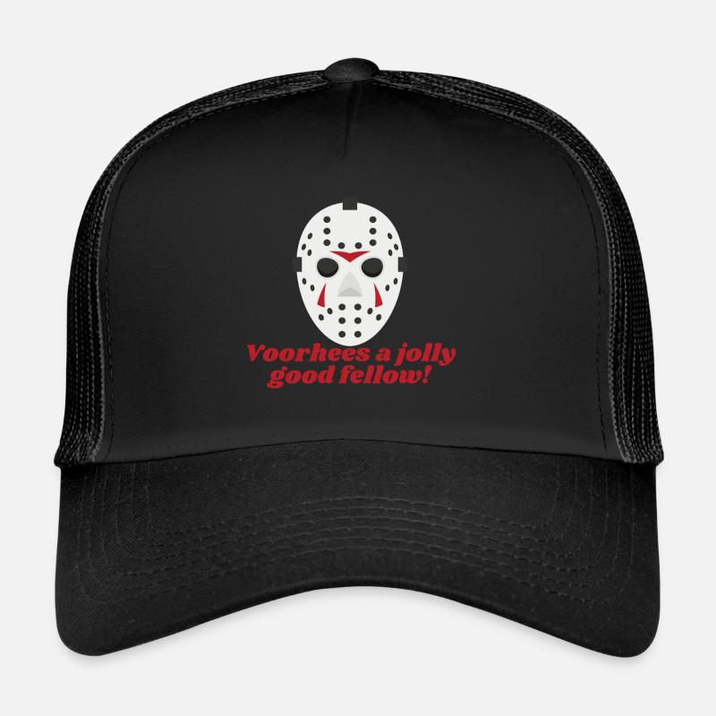 Vorhees a Jolly Good Fellow: Funny Classic Horror Trucker Cap