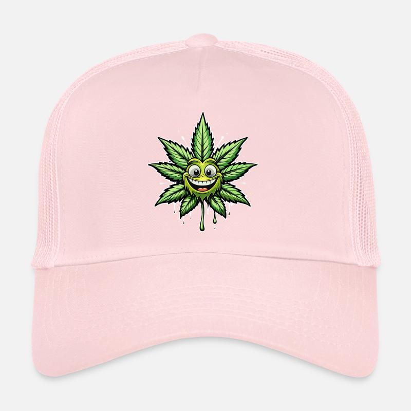 Feuille de cannabis Casquette trucker 
