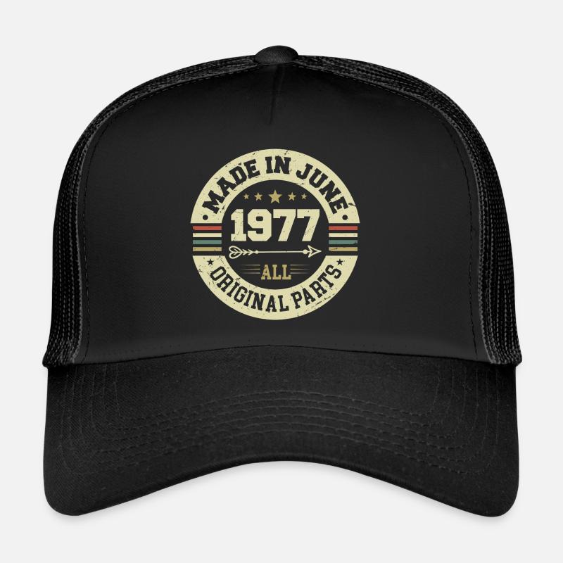 Juni 1977 Geburtstagsgeschenk Juni 1977 Juni 1977 Trucker Cap