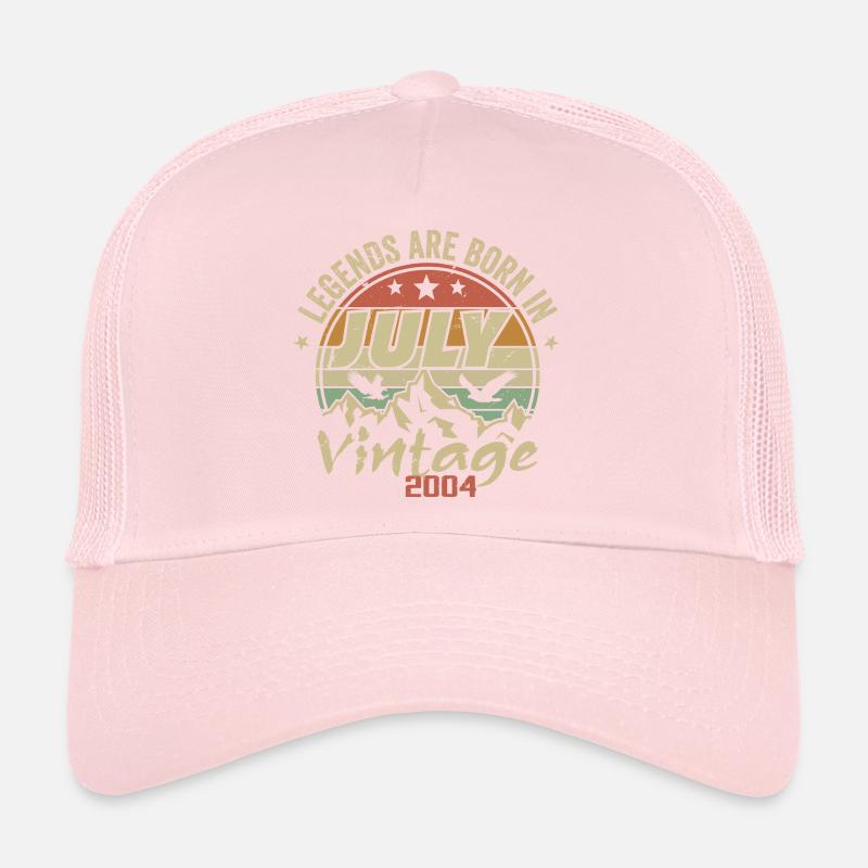 Vintage-Jubiläum – Hergestellt im Juli 2004 Trucker Cap