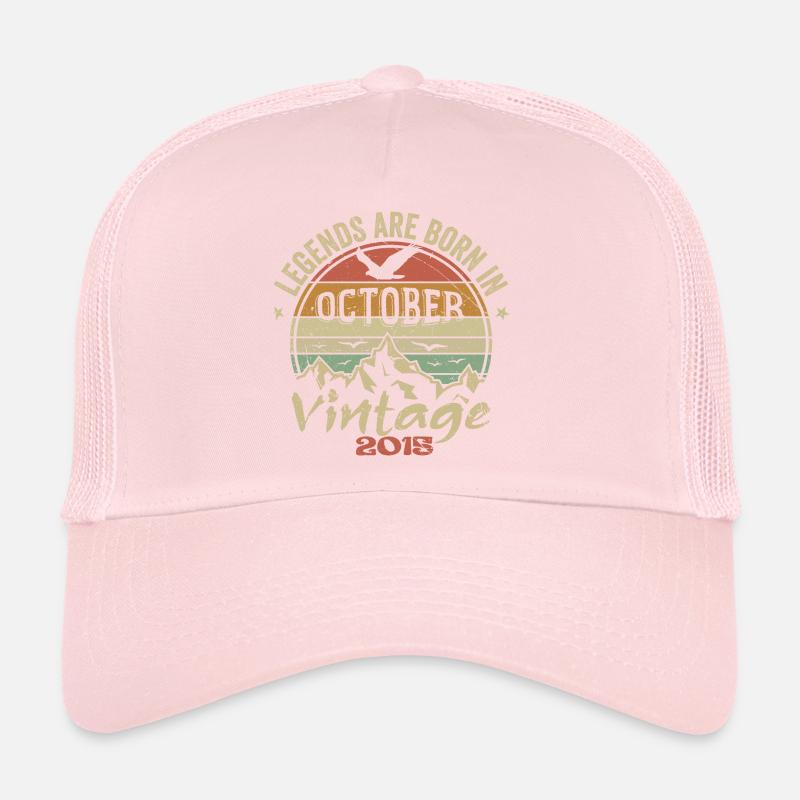Awesome Since October 2015 - October 2015 Gift Trucker Cap