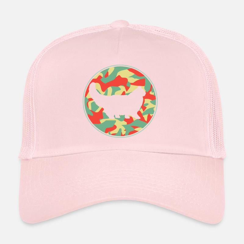 Vintage Chat Persian Casquette trucker 