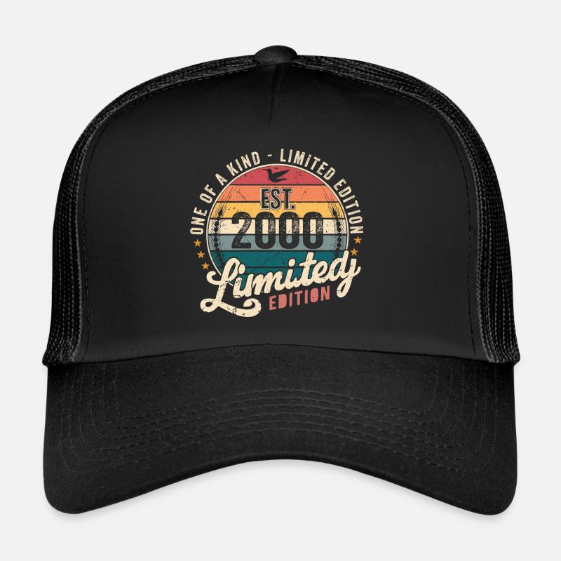 Cadeau d’anniversaire 2000 Vintage 2000 Rétro 2000 Casquette trucker 