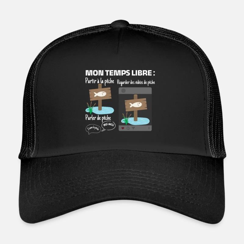Meine Freizeit: 100% Angeln Trucker Cap