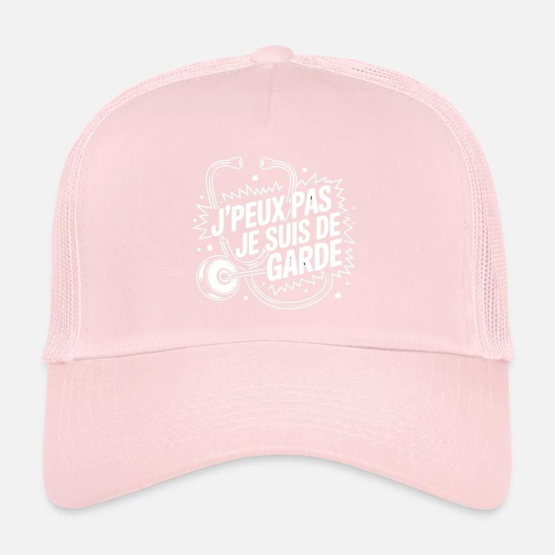 Ich kann nicht, ich bin auf Abruf Trucker Cap