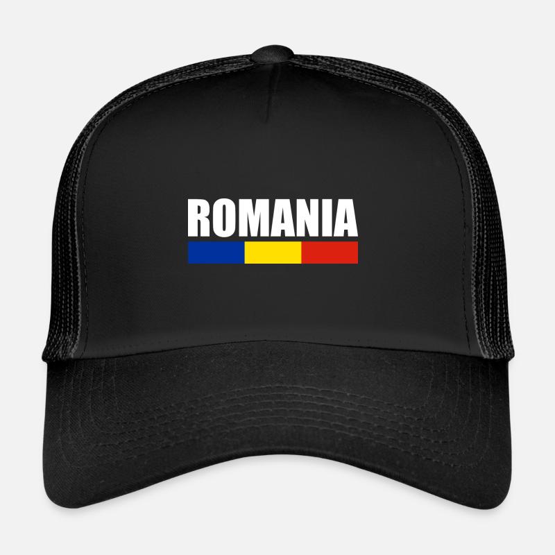 Romania Flag Romanian Romania Romania Trucker Cap