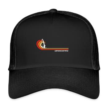 Planche à voile Planche à voile Vagues Eau de vent - Casquette trucker  - noir/noir - Devant