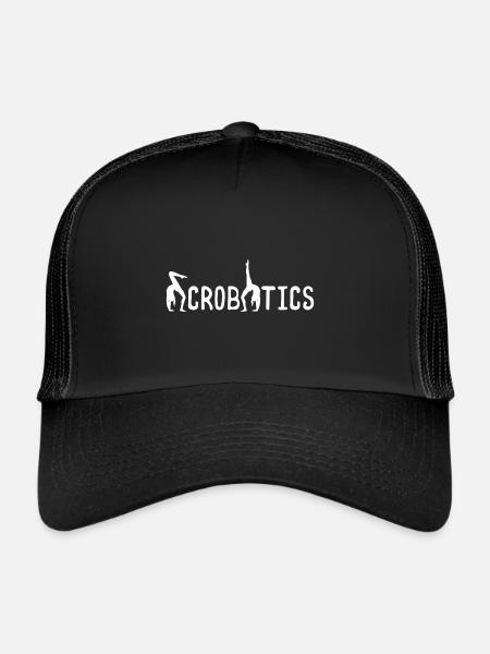 Acrobaties - Casquette trucker  - noir/noir - Devant