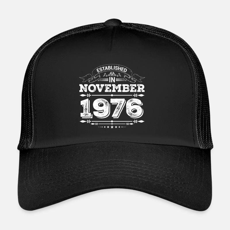 Established in November 1976 Trucker Cap