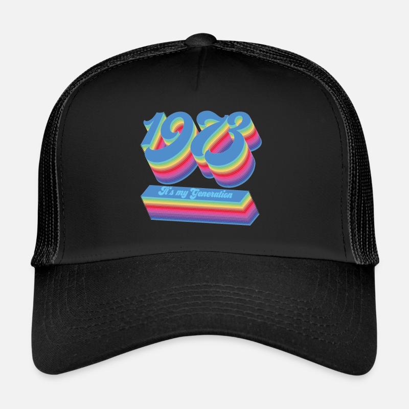 C'est ma génération (édition 1973) - Casquette trucker - noir/noir