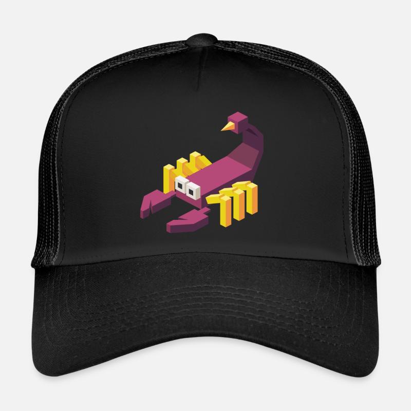 Scorpion Lowpoly Casquette trucker 