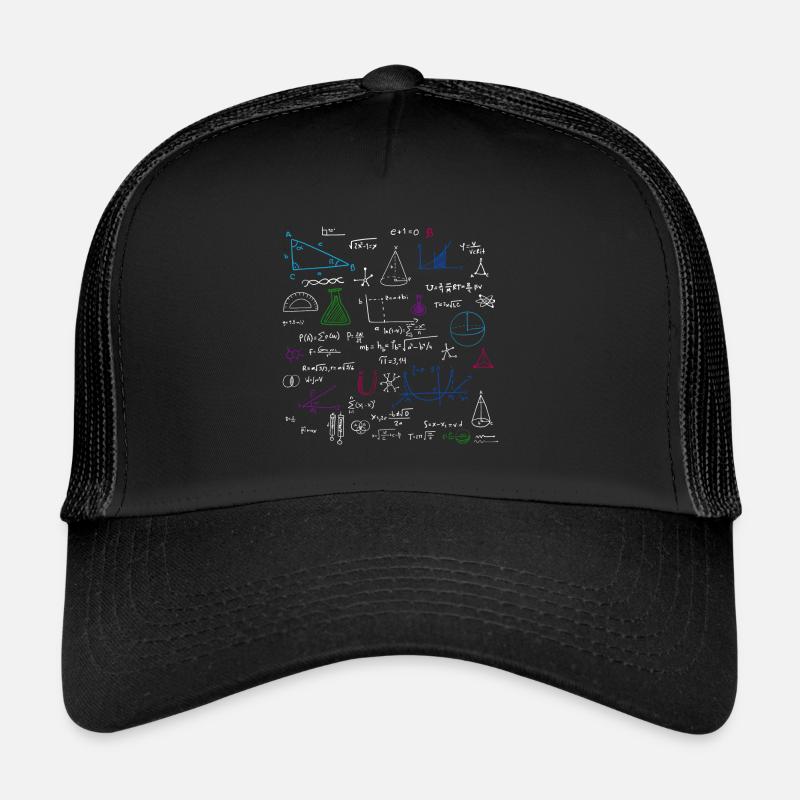 Math Gift School - Trucker Cap - black/black