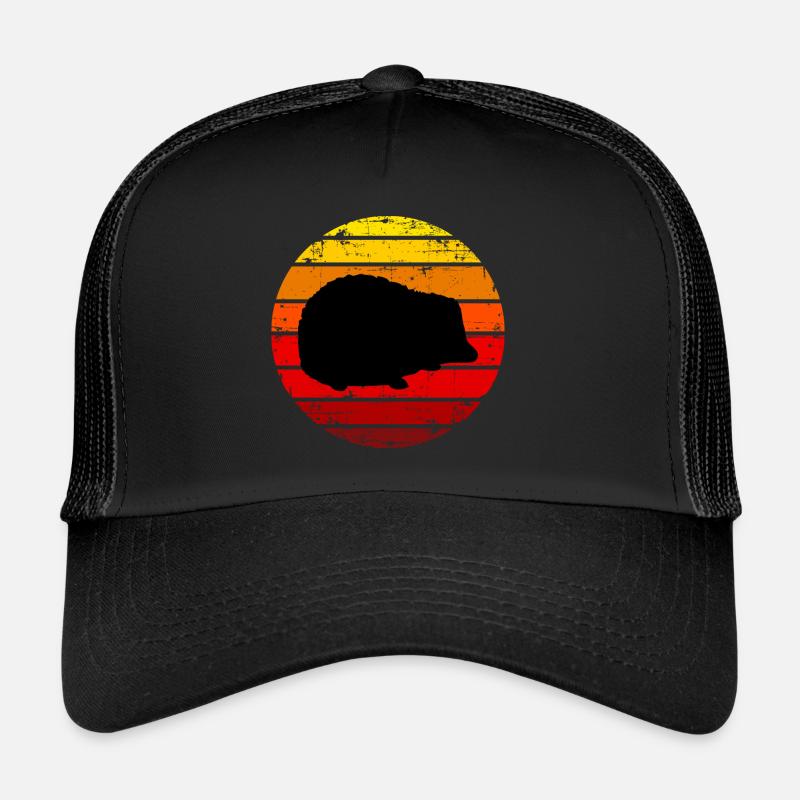 Igel im Sonnenuntergang Waldbewohner Tier Trucker Cap