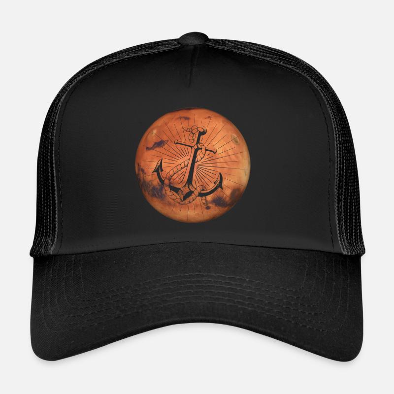 Crazy Mars - Ancre Casquette trucker 